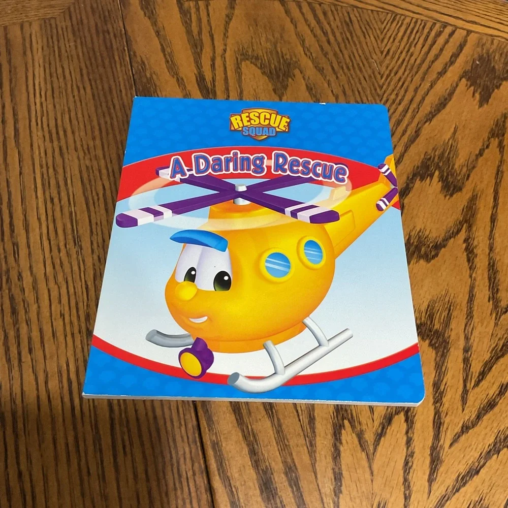 6 Rescue Squad, Things That Go & Trucks Adventure Board Books 📚 for young kids